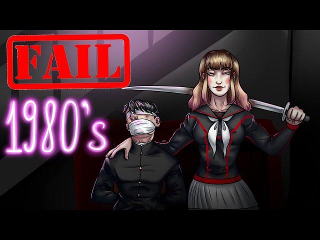 НЕудачное прохождение концовки - "Геноцид" в Яндере симулятор 1980 / Yandere Simulator 1980