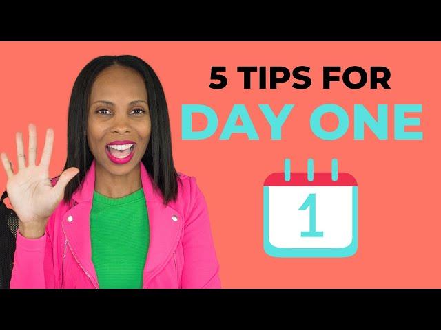 New Manager Tips For First Day (5 Must Have Tips For New Managers On The First Day)