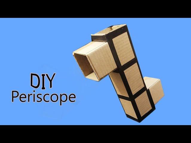 How to make Periscope from cardboard | Science project | DM