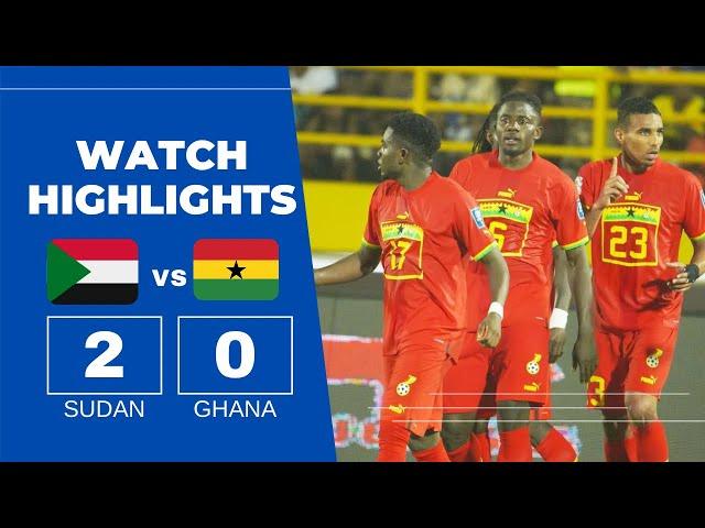 SUDAN VS GHANA(2-0)-AFCON QUALIFIERS-GOALS&HIGHLIGHTS