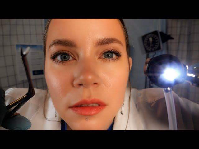 ASMR  You Have Something in Your Ear  Removing a Foreign Object | Extra Otoscope