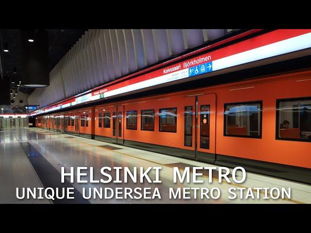 Helsinki Metro - Koivusaari, World's Only Undersea Metro Station