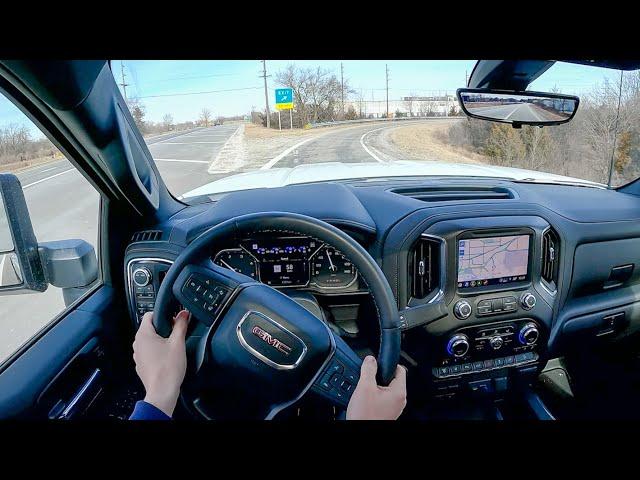 2022 GMC Sierra 2500 HD AT4 Duramax - POV Test Drive (Binaural Audio)