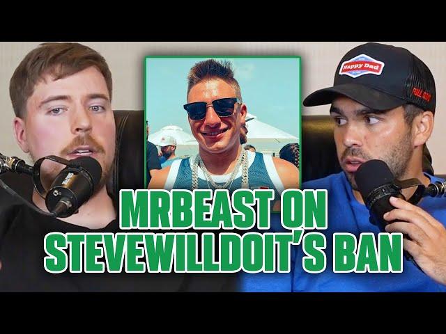 MrBeast On Stevewilldoit's Channel Being Deleted