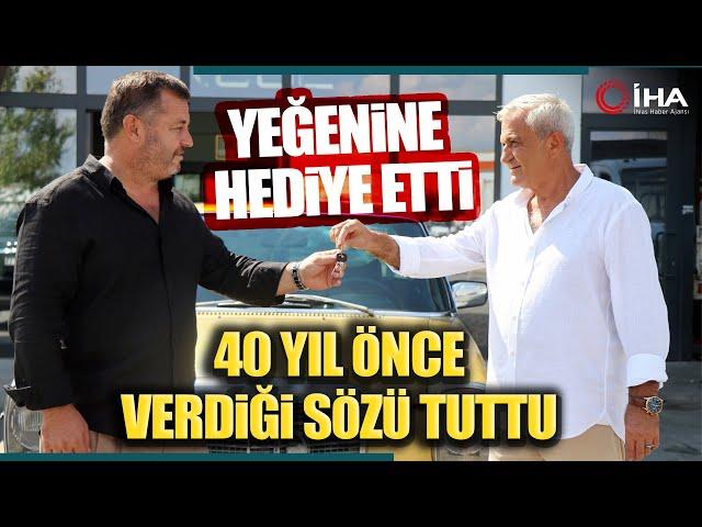 10 Yaşında Verdiği Sözü 50 Yaşında Tuttu Otomobili Kaptı