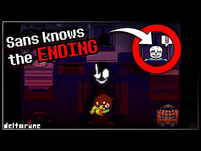 SANS Already Knows the ENDING of DELTARUNE || [THEORY] Undertale / Deltarune Sans Don't Forget