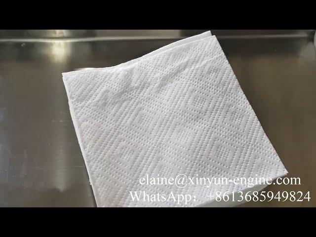 Testing 16gsm one ply napkin tissue jumbo roll for Thailand client