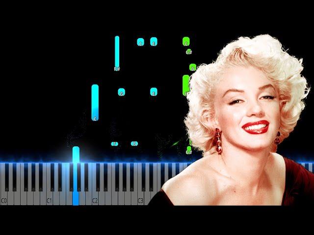 Marylyn Monroe - I Wanna Be Loved By You Piano Tutorial