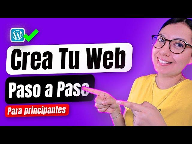 Cómo Crear una Página Web en WORDPRESS DESDE CERO paso a paso 2023  tutorial Principiantes