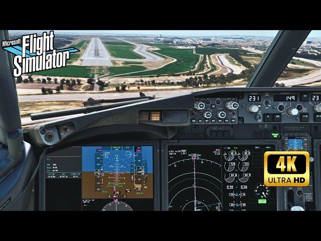 The iFly Boeing 737 MAX-8 Landing in MSFS! Incredible 4K Realism! | BeyondATC