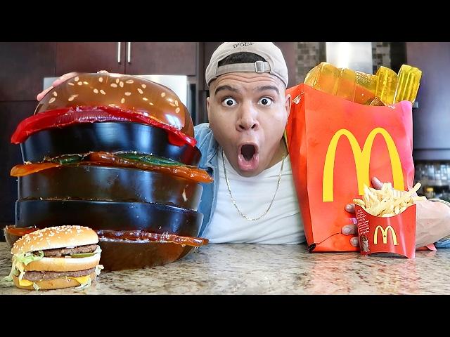 DIY GIANT GUMMY McDONALD'S! (100+ LBS)