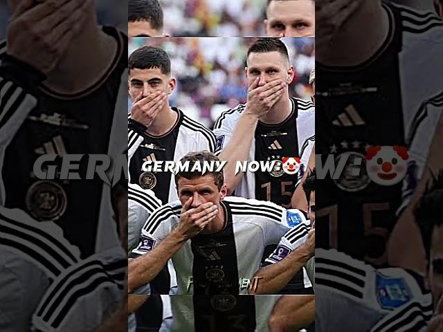 Germany now vs then  #football #shorts #edit