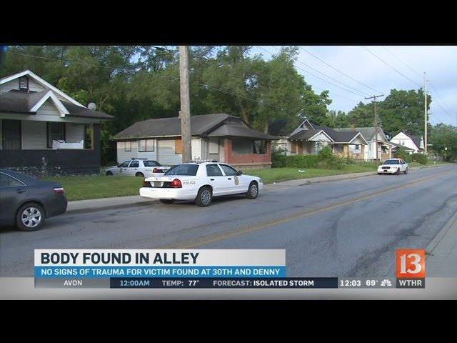 Body found in alley