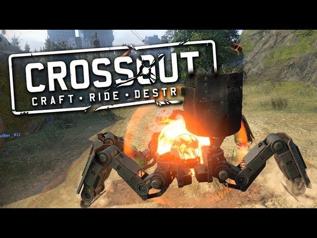 ОБЗОР ГИГАНТСКОГО РОБОТА С РАКЕТАМИ В CROSSOUT