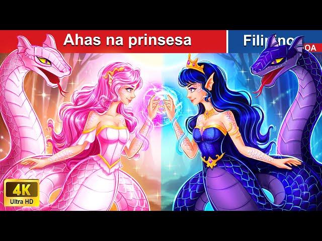 Ang kambal na itim at kulay rosas na prinsesang ahas  Twin Black & Pink Snake Princess in Filipino