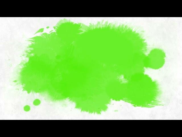 Green Screen Ink effect - free copyright free - Asad Editx