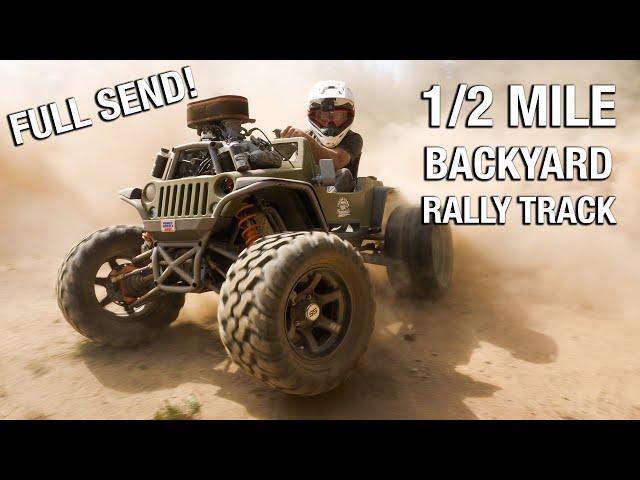 Full Send+Building a 1/2 Mile Backyard Rally Track!