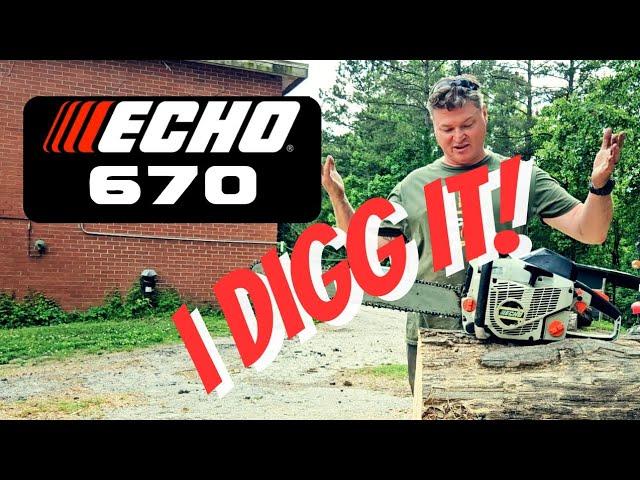 Ported Echo 670, very cool saw!