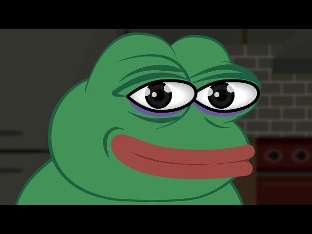 Animated green frog meme Pepe | Plustudio.net