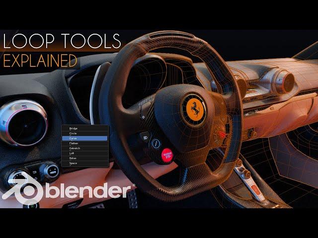 Blender Loop Tools Addon Explained in 3 Minutes (Arijan)