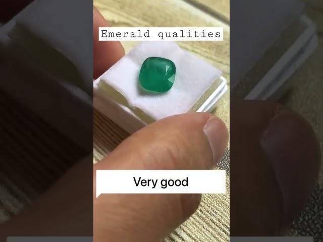 Different qualities of emeralds || different price range of emerald stone || GJEPC certified ||