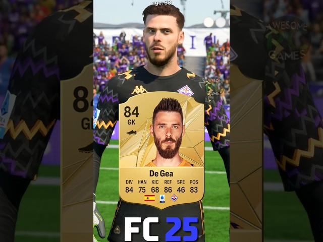  DAVID DE GEA fifa evolution (10-25) #eafc25 #fc25 #fifa #degea #fiorentina