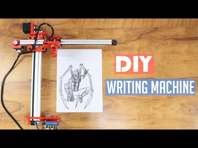 DIY Arduino Writing/ Drawing Machine - 2D Pen Plotter