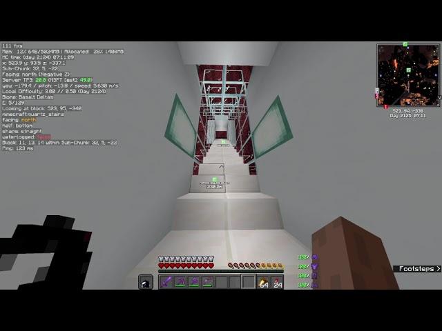 wireless redstone enderpearl stasis chamber