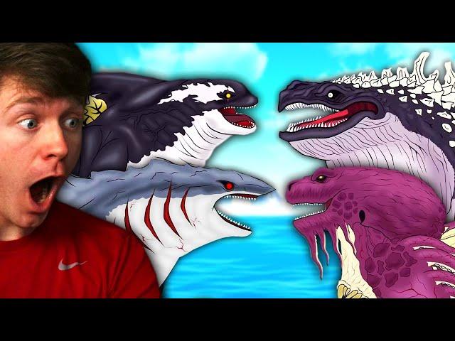 Reacting to the ULTIMATE GODZILLA EVOLUTION Fight!