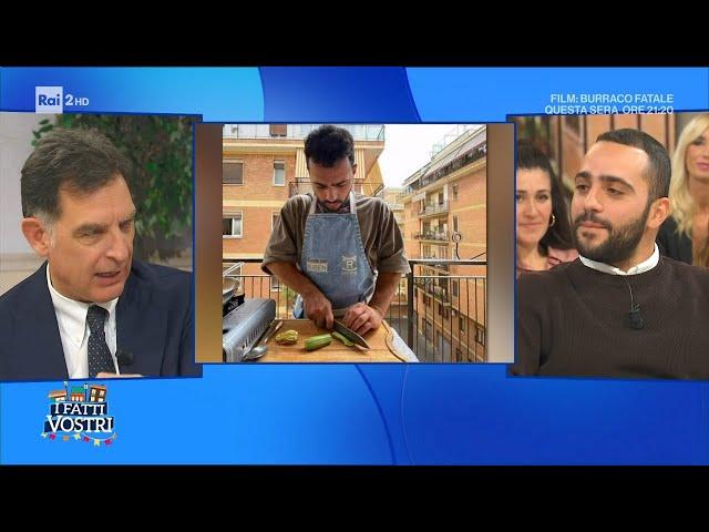 Chef Ruben, lo chef del balcone - I Fatti Vostri 12/12/2023