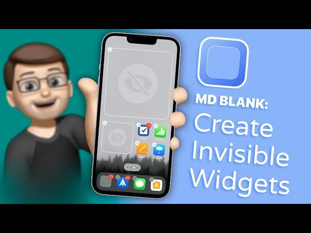 Create Invisible Widgets to place your App Icons anywhere