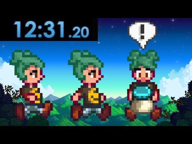 Stardew Valley speedrunning is actually EASY?