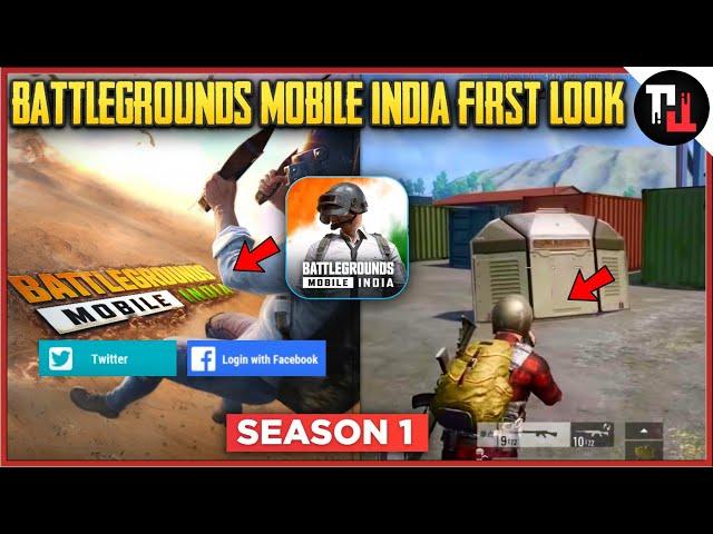 BATTLEGROUNDS MOBILE INDIA FIRST LOOK || Battlegrounds Mobile India Gameplay + SEASON 1 : MAPS