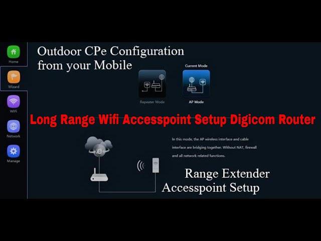 Outdoor CPE Router Configuration and Accessing from Mobile Device | Technical Hakim  #OutdoorCPE