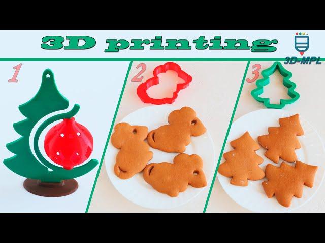 3D PRINT  Christmas 3D printing  Congratulations from 3D-MPL