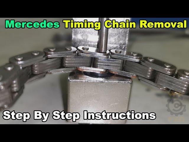 Mercedes Benz Timing Chain Removal & Install Part 1 - How To DIY