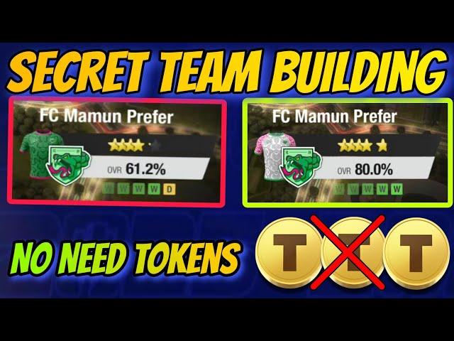 Secret to build a new or rebuild an old team without enough Tokens in Top Eleven 2025