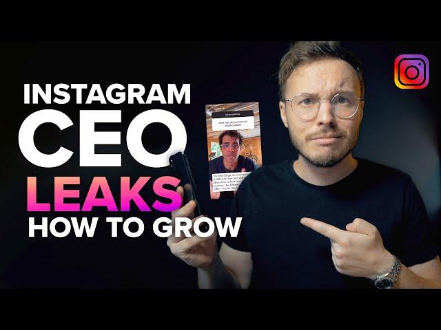 Instagram CEO Leaks How To Grow on Instagram (as a small creator)