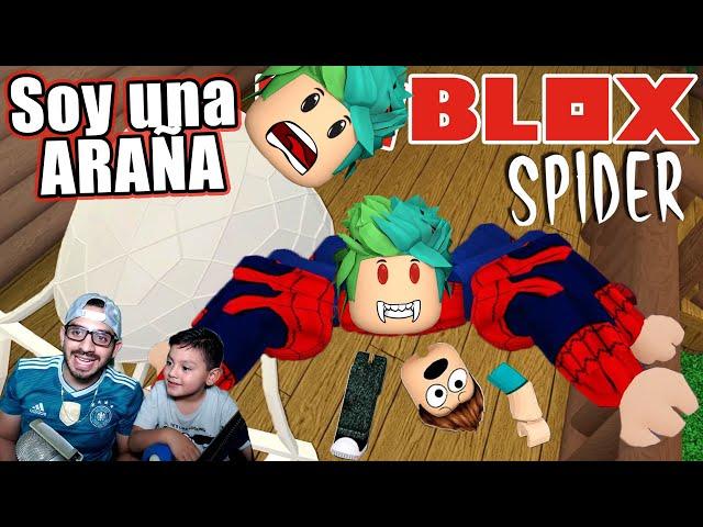 Me Convierto en Araña de Roblox | Roblox Spider en el Bosque | Juegos Karim Juega