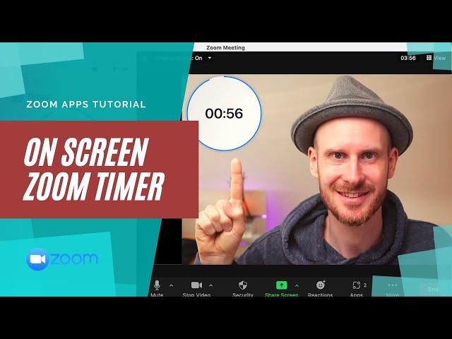 Add a Zoom Timer to your video #ZoomApps