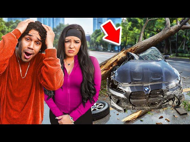 A Tree DESTROYED His New Car!