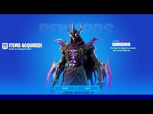 HOW TO GET SHREDDER SKIN IN FORTNITE! (Mini Battle Pass)