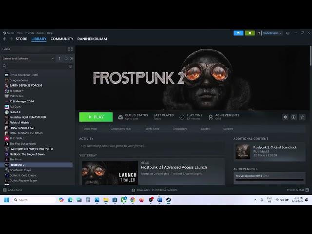 Fix Frostpunk 2 Error An Unreal Process Has Crashed UE-Frostpunk 2