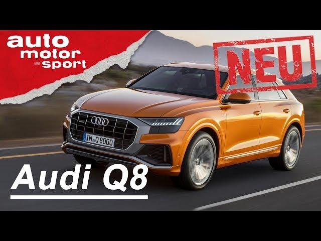 Der neue Audi Q8 (2018): Erste Sitzprobe - Neuvorstellung/Review | auto motor & sport