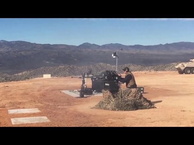 Bushmaster Conference - Nobles Viper firing M230LF 30mm