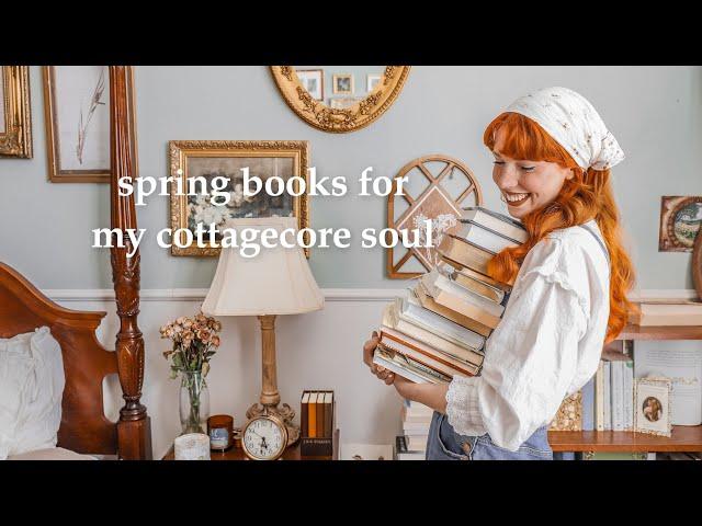 dreamy cottagecore books to read this spring warm spring vibes & new books