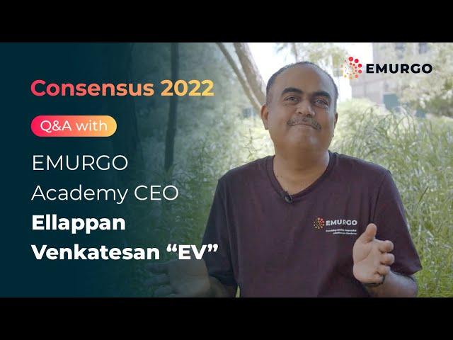 Meet the Team | Q & A with EMURGO Academy CEO, Ellapan "EV", at Consensus 2022