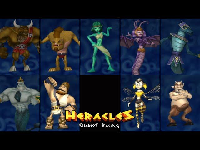 Heracles Chariot Racing // All Playable Characters