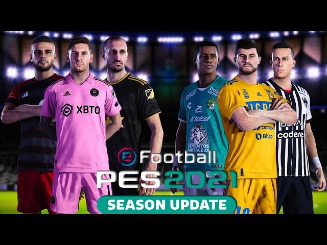 Times da MLS e Liga MX 100% atualizados PES 2021