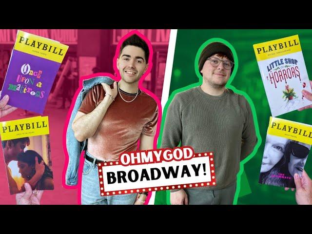 VLOG: our biggest Broadway trip ever (part 1) | Romeo & Juliet, Little Shop of Horrors + more